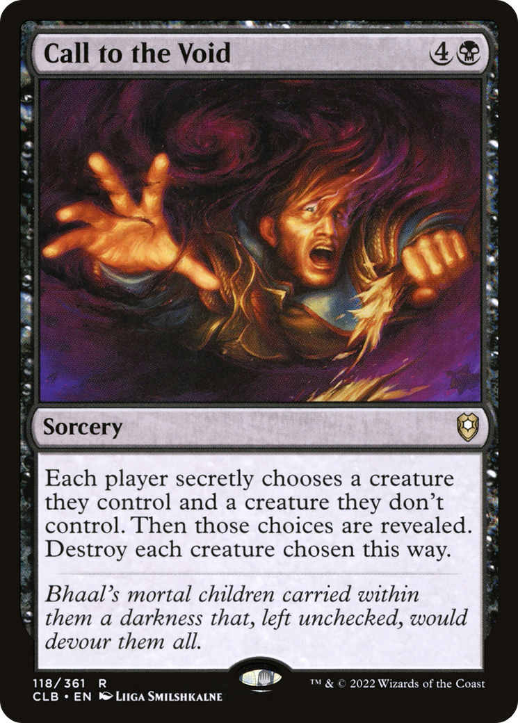 Call to the Void [Commander Legends: Battle for Baldur's Gate] | Grognard Games