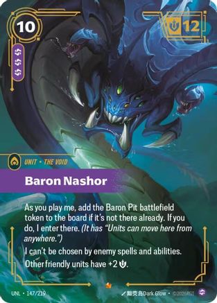 Baron Nashor (147/219) - Unleashed Foil | Grognard Games