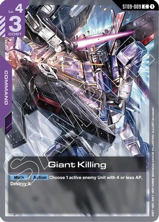 Giant Killing - Starter Deck 09 Destiny Ignition (ST09-009) | Grognard Games