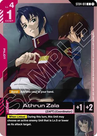 Athrun Zala - Starter Deck 09 Destiny Ignition (ST04-011) | Grognard Games
