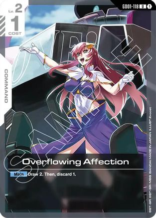 Overflowing Affection - Starter Deck 09 Destiny Ignition (GD01-118) | Grognard Games