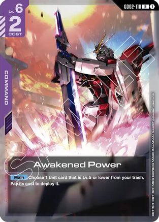 Awakened Power - Starter Deck 09 Destiny Ignition (GD02-110) Holofoil | Grognard Games