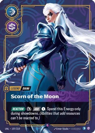 Diana - Scorn of the Moon (197/219) - Unleashed Foil | Grognard Games