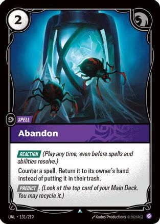 Abandon (131/219) - Unleashed | Grognard Games