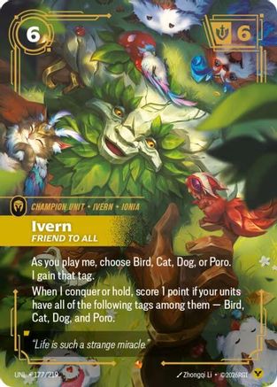 Ivern - Friend to All (177/219) - Unleashed Foil | Grognard Games
