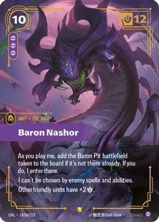 Baron Nashor (Alternate Art) (147a/219) - Unleashed Foil | Grognard Games