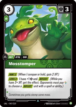Mosstomper (047/219) - Unleashed Foil | Grognard Games