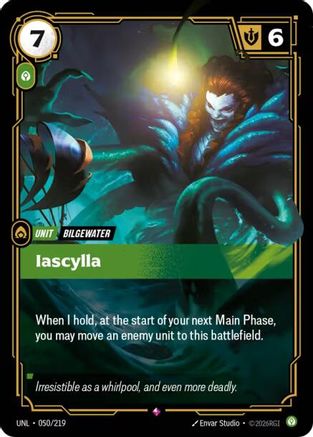 Iascylla (050/219) - Unleashed Foil | Grognard Games