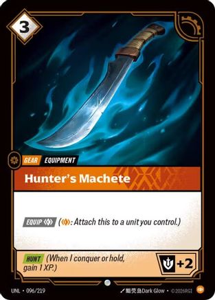 Hunter's Machete (096/219) - Unleashed | Grognard Games