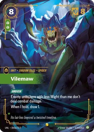 Vilemaw (Alternate Art) (060a/219) - Unleashed Foil | Grognard Games