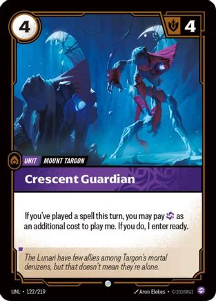 Crescent Guardian (122/219) - Unleashed Foil | Grognard Games
