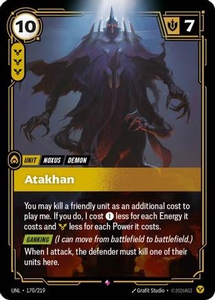 Atakhan (170/219) - Unleashed Foil | Grognard Games