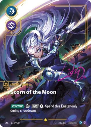 Diana - Scorn of the Moon (Signature) (234*/219) - Unleashed Foil | Grognard Games