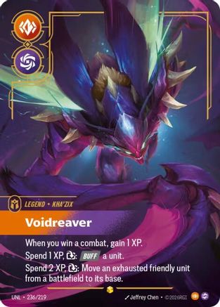Kha'Zix - Voidreaver (Overnumbered) (236/219) - Unleashed Foil | Grognard Games