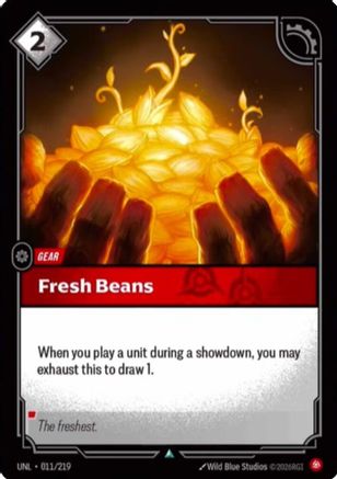 Fresh Beans (011/219) - Unleashed | Grognard Games