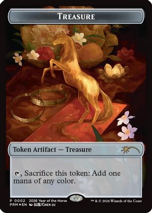 Treasure Token (Year of the Horse 2026) (SSP-002) - Standard Showdown Promos Foil | Grognard Games
