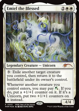 Emiel the Blessed (Year of the Horse 2026) (SSP-001) - Standard Showdown Promos Foil | Grognard Games