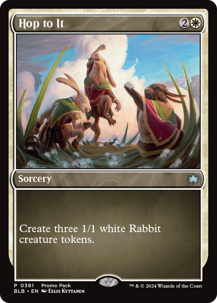 Hop to It [Bloomburrow Promos] | Grognard Games