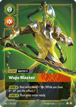 Master Yi - Wuju Master (191/219) - Unleashed Foil | Grognard Games