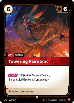 Towering Pairofant (008/219) - Unleashed | Grognard Games