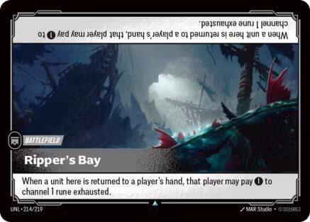 Ripper's Bay (214/219) - Unleashed | Grognard Games