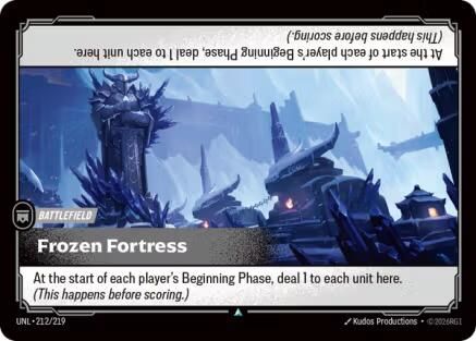 Frozen Fortress (212/219) - Unleashed | Grognard Games