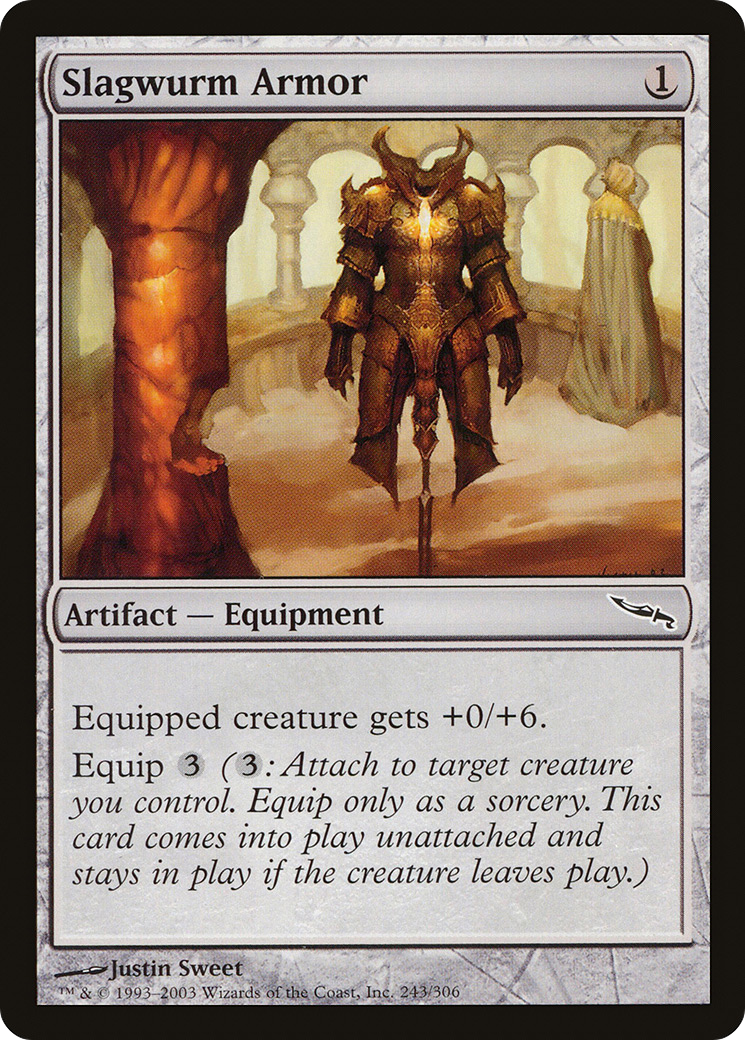 Slagwurm Armor (MRD-243) - Mirrodin | Grognard Games