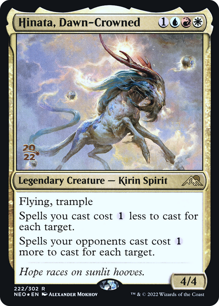 Hinata, Dawn-Crowned [Kamigawa: Neon Dynasty Prerelease Promos] | Grognard Games