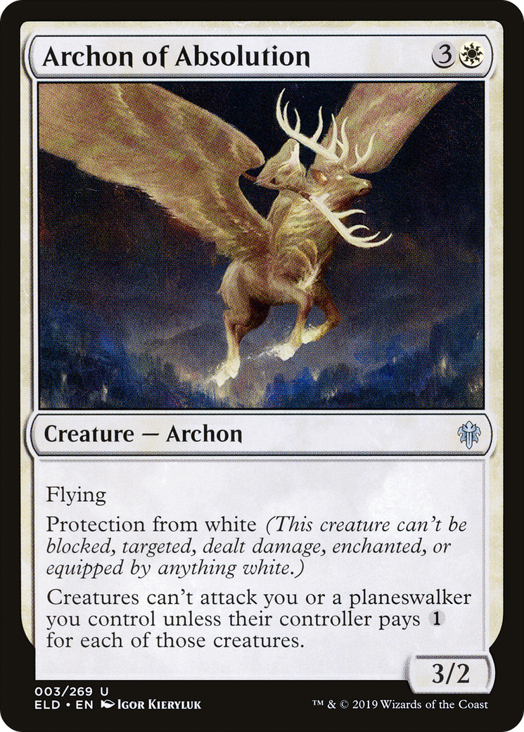 Archon of Absolution [Throne of Eldraine] | Grognard Games