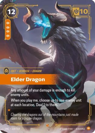 Elder Dragon (118/219) - Unleashed Foil | Grognard Games