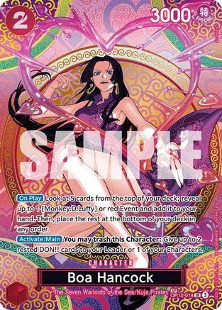 Boa Hancock (SP) (OP12-014) - Adventure on Kami's Island Foil | Grognard Games