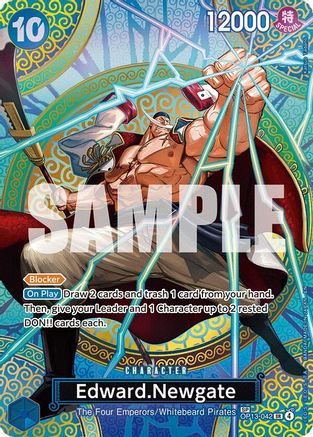 Edward.Newgate (SP) (OP13-042) - Adventure on Kami's Island Foil | Grognard Games
