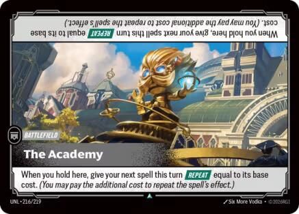 The Academy (216/219) - Unleashed Foil | Grognard Games