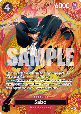 Sabo (P-105) (SP) (P-105) - Adventure on Kami's Island Foil | Grognard Games