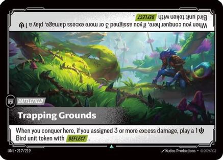 Trapping Grounds (217/219) - Unleashed Foil | Grognard Games