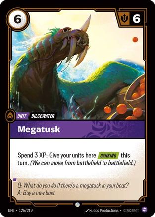 Megatusk (126/219) - Unleashed | Grognard Games