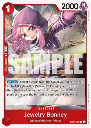 Jewelry Bonney (EB04-002) (EB04-002) - Adventure on Kami's Island Foil | Grognard Games