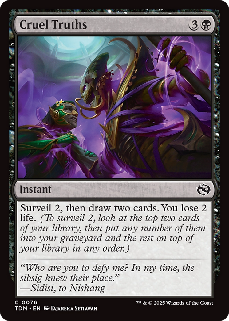 Cruel Truths [Tarkir: Dragonstorm] | Grognard Games