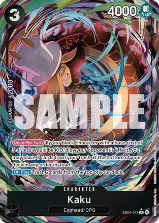 Kaku (Alternate Art) (EB04-043) - Adventure on Kami's Island Foil | Grognard Games
