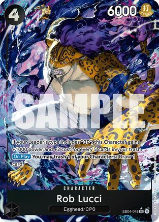 Rob Lucci (Alternate Art) (EB04-048) - Adventure on Kami's Island Foil | Grognard Games