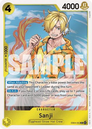 Sanji (EB04-052) (EB04-052) - Adventure on Kami's Island Foil | Grognard Games