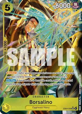 Borsalino (Alternate Art) (EB04-058) - Adventure on Kami's Island Foil | Grognard Games
