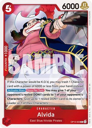 Alvida (OP15-003) - Adventure on Kami's Island Foil | Grognard Games