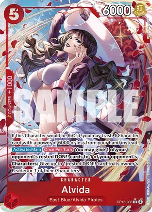 Alvida (Alternate Art) (OP15-003) - Adventure on Kami's Island Foil | Grognard Games