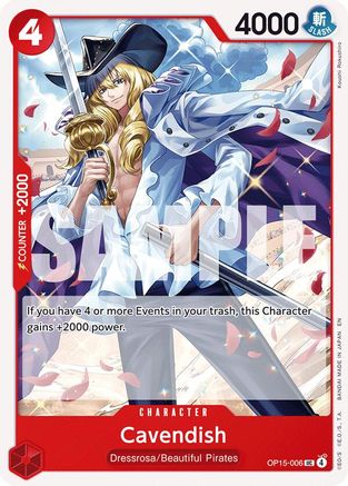 Cavendish (OP15-006) - Adventure on Kami's Island | Grognard Games