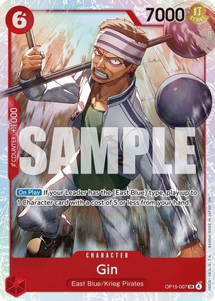 Gin (OP15-007) - Adventure on Kami's Island Foil | Grognard Games