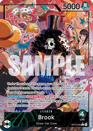 Brook (OP15-022) (Alternate Art) (OP15-022) - Adventure on Kami's Island Foil | Grognard Games