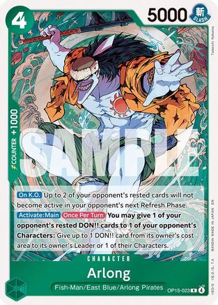 Arlong (OP15-023) - Adventure on Kami's Island Foil | Grognard Games