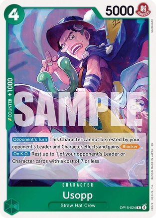 Usopp (OP15-024) - Adventure on Kami's Island Foil | Grognard Games