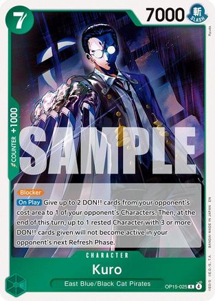 Kuro (OP15-025) - Adventure on Kami's Island Foil | Grognard Games